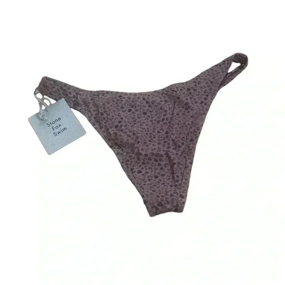 Stone Fox Swim Luka Bottom Baby Cheetah Size XL NWT - Picture 4 of 5